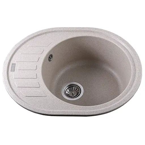 Кухонна мийка гранітна Globus Lux Arno піщаний 620x500мм-А0004, Sand - фото 1