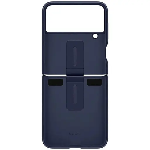Оригінальний силіконовий чохол із кільцем Samsung для Galaxy Z Flip4 Silicone Cover with Ring Navy EF-PF721TNEGUA - фото 8