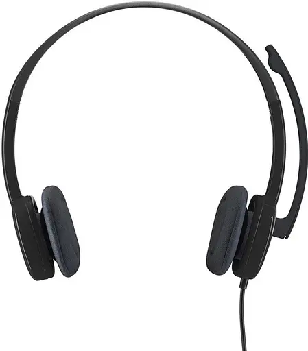 Навушники гарнітура Logitech H151 Stereo (981-000589) чорна - фото 4