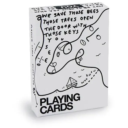 Карты игральные United States Playing Card Company Theory11 Shantell Martin (white) (PC_T11SMW) - фото 1