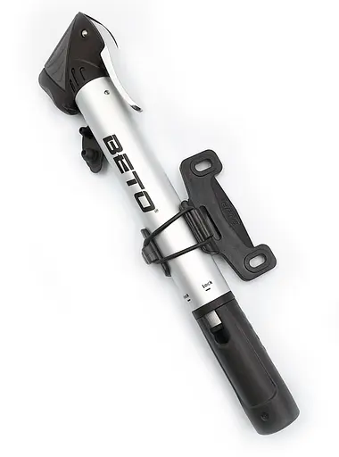 Насос велосипедный Beto 026 алюминиевый телескоп серебристый (G0000239)