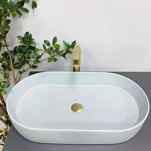 Умивальник VBI Verona 70 SMOKE blue накладний VBI-011307, Синий - фото 3