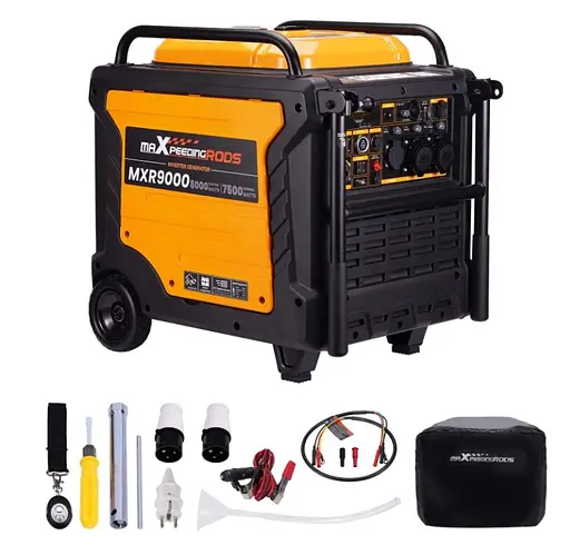 Генератор інверторний MaXpeedingRods 8.0 кВт Електричний старт/Дистанційний старт/ATS/Ручний стартер MXR9000 - фото 6