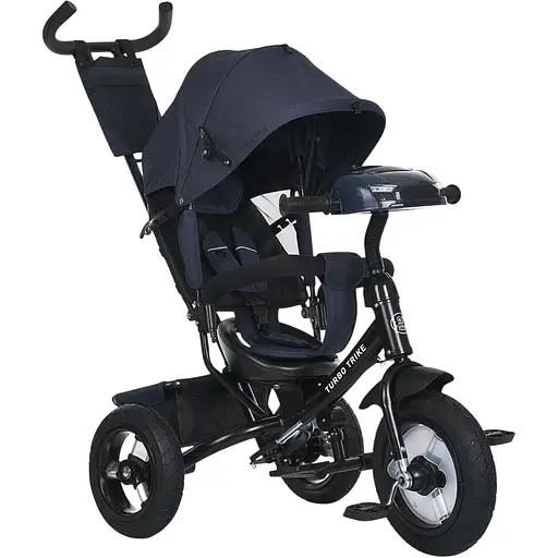 Трехколесный велосипед Turbo Trike MT 1006-9 с музыкальной панелью световыми эффектами и мягким сиденьем