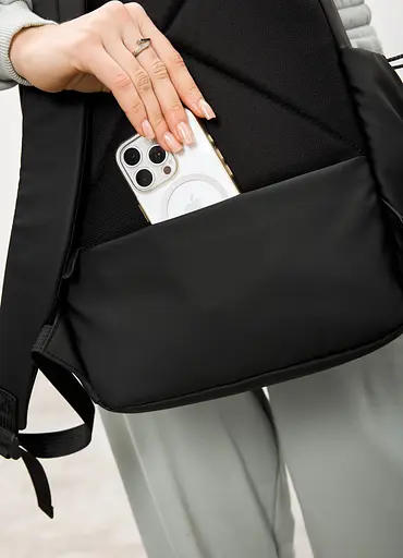 Жіночий рюкзак Sambag Zard Neo чорний 43 х 27 х 13 см (25000064) - фото 3