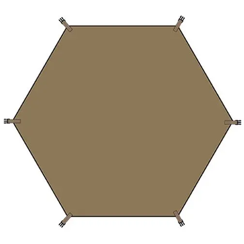 Пол для тента Naturehike CNK230WS014 коричневый