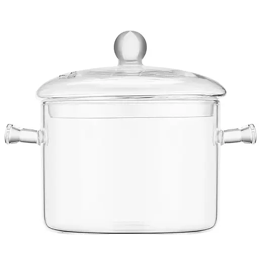 Кастрюля Ardesto Black Mars с крышкой 2 л боросиликатное стекло (AR0720GB)