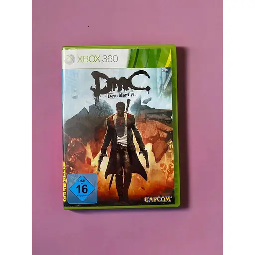 Диск с игрой на Xbox 360 лицензия Devil May Cry, игра на Xbox 360 Devil May Cry
