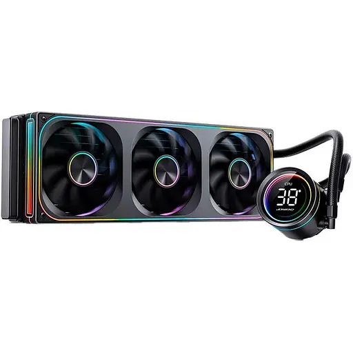 СВО Jonsbo TH-360 Black (Intel LGA 12 В00/115X/17XX/1851; AMD AM4/AM5) (TH-360 Black) - фото 1