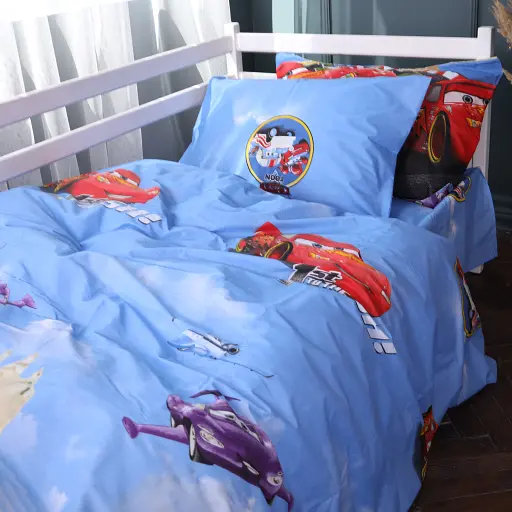 Підковдра MirSon Kids Time McQueen Cars бязь 110х140 см (2200011443096) - фото 3