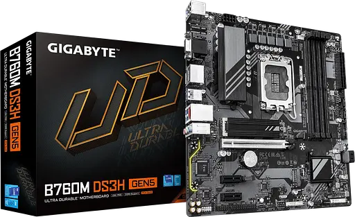 Материнская плата Gigabyte B760M DS3H Gen5 Socket 1700 - фото 1