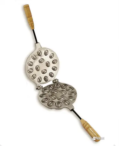 Орешница форма для выпечки орешков — 16 половинок орехов, ХЕАЗ 81836 - фото 8