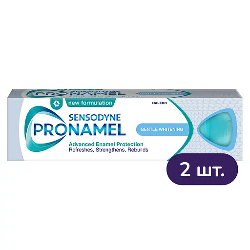 Зубна паста Sensodyne Пронамель Бережне відбілювання 150 мл (2 шт. х 75 мл) - фото 1