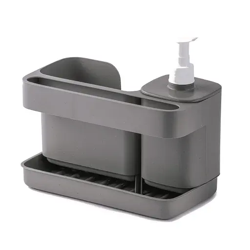 Кухонный органайзер с дозатором для моющего средства Snips, серый - фото 2