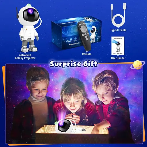 Проектор галактики астронавта Star Light Space Buddy Starry Projection - фото 5