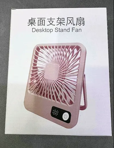 Настольный мини вентилятор аккумуляторный ручной портативный Квадратный Desktop stand fan на аккумуляторе - фото 8