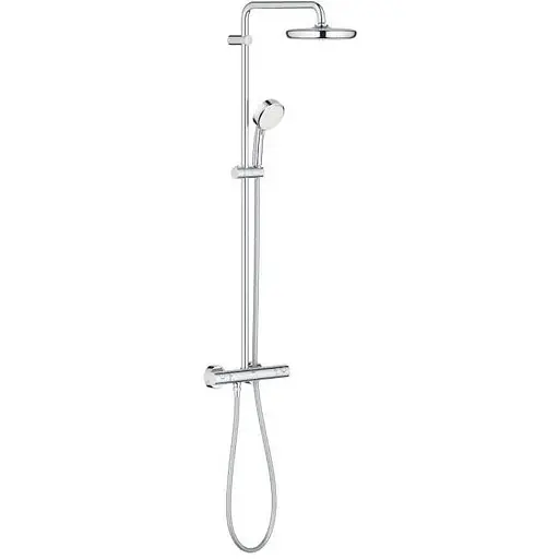 Душова система з термостатом Grohe Tempesta 27922001, Хром - фото 1