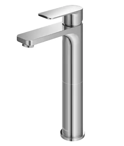 Смеситель для умывальника Kohlman Texen хром высокий QB170T Хром - фото 1