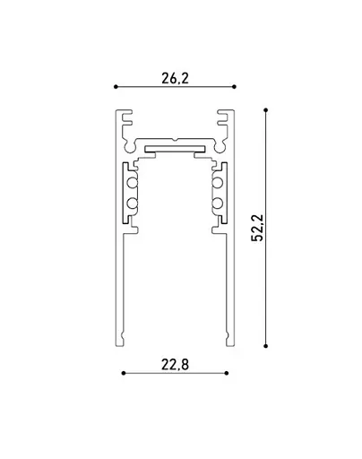 Магнітний трек накладний Kloodi KDMG-TRN 2M BK - фото 3