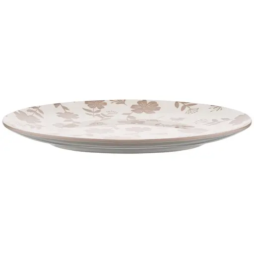 Тарелка обеденная Ardesto Ravenna фарфор 26.8 см бело-бежевый (AR1327R) - фото 3