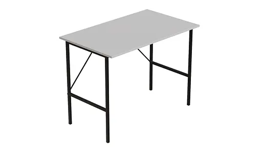 Стіл письмовий Line Тайм Ferrum-decor 750x1000x600 Чорний метал ДСП Біле 16 мм (FRD-104871) - фото 3