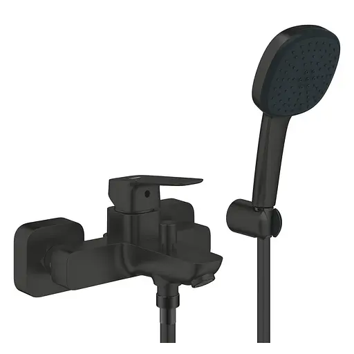 Смеситель для ванны Grohe Cubeo 1018142430 Черный матовый - фото 1