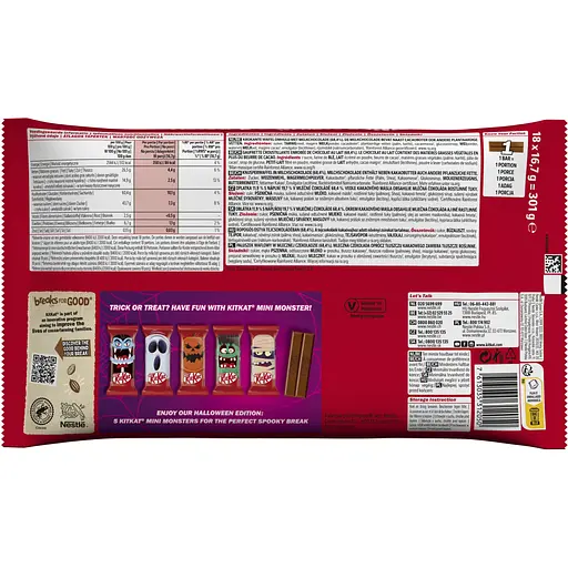 Набір мінібатончиків KitKat Міні Хеловін 301 г (18 шт. по 16.7 г) - фото 2