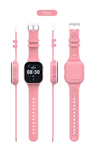 Смарт-часы детские Wonlex KT19 RPO 4G с камерой WI-FI GPS SIM-карта Pink (16993) - фото 4