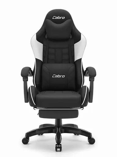 Крісло Cabro C501 Black-White тканина - фото 5