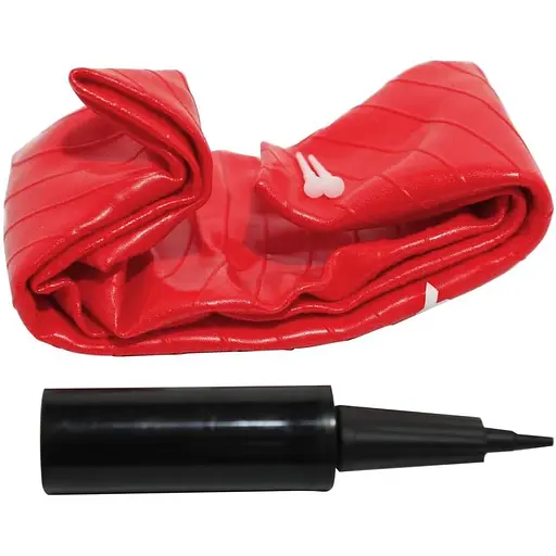 Фитбол York Fitness 55см красный + насос - фото 3