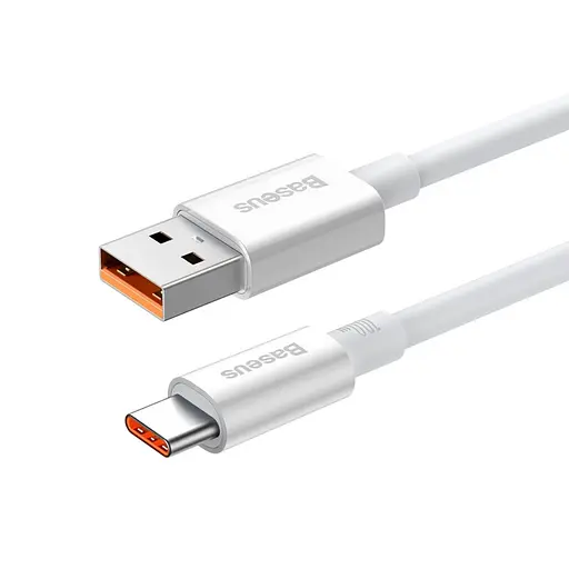 Кабель Baseus USB - Type-C Superior Series Fast Charging Data Cable 2 м 100W білий - фото 1