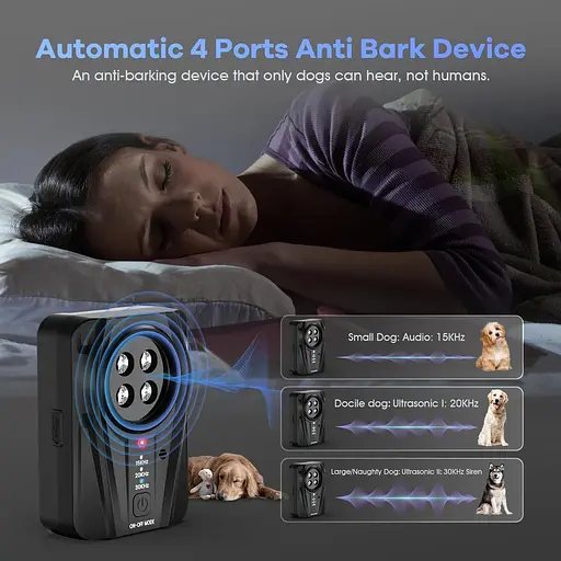 Устройство против лая, 3-уровневое устройство отпугивания собак - фото 5