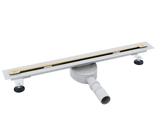 Трап для душу Rea Neo 80 Ultra Slim Pro brushed gold REA-G9805 - фото 2