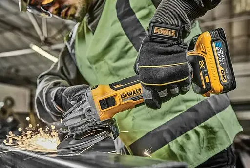 Шлифмашина угловая аккумуляторная DeWalt с АКБ и ЗУ DCG405H2T - фото 3