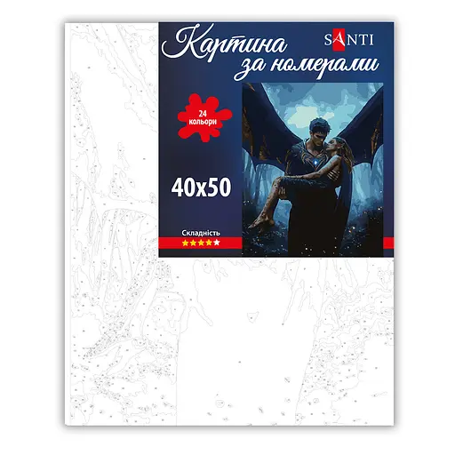 Картина за номерами Santi Шипи та троянди Порятунок 40х50 см (955060) - фото 2