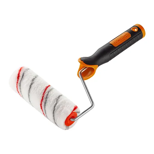 Валик "Мультиколор" 150х30 мм з ручкою Преміум Polax (770-41) - фото 1