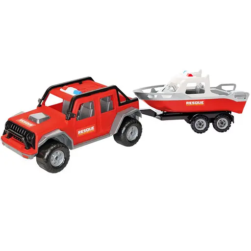 Джип Tigres Титан рятувальний з катером 70 см (40091) - фото 1