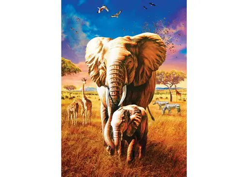 Пазл Art Puzzle Мать и слоненок 1000 эл. (5204) - фото 2