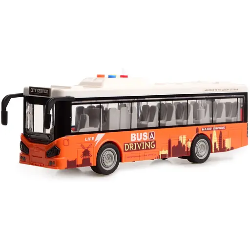 Автобус Cars S 1:16 оранжевый (CJ-4073621) - фото 3