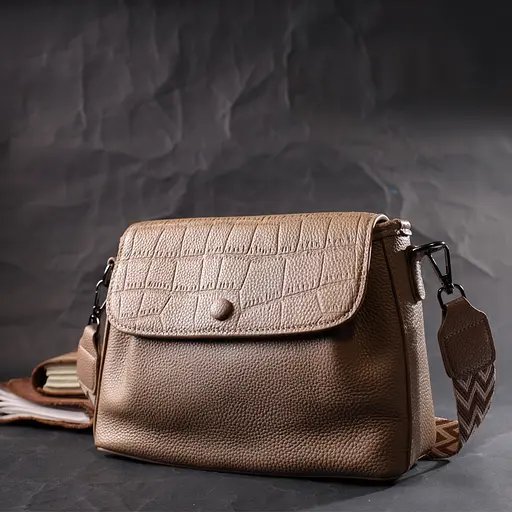 Кожаная сумка женская Vintage 25х17.5х9 см sum0024661 - фото 9