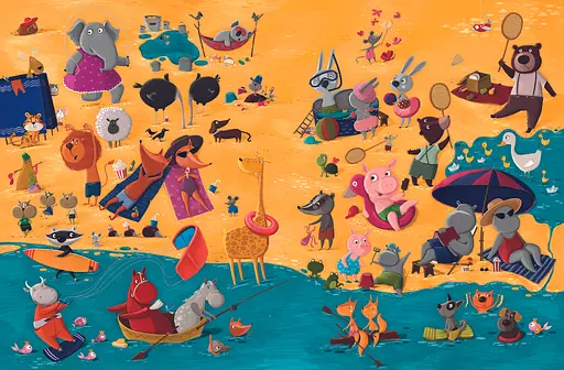 Книга Мій перший віммельбух. My First Wimmelbook. Seasons. Автор - Олена Бугренкова (ARTBOOKS) (англ.) - фото 4