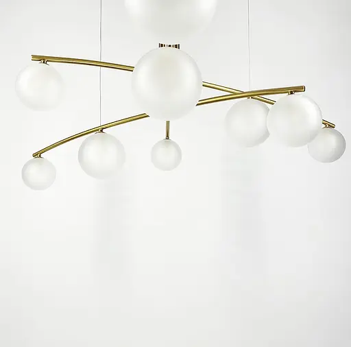 Aure – современная подвесная люстра в латунном каркасе | Ст. SGJ 8.9 AB | Line F - фото 7