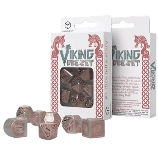 Набір кубиків Viking Modern Dice Set: Niflheim , 7 шт. (RVIK05) - фото 1