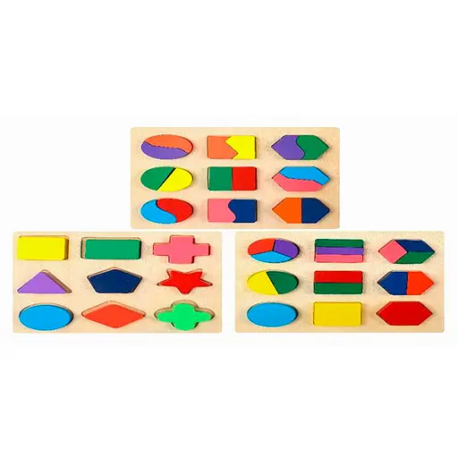 Дерев’яна іграшка Геометрика (В асортименті) MD1545 - фото 2