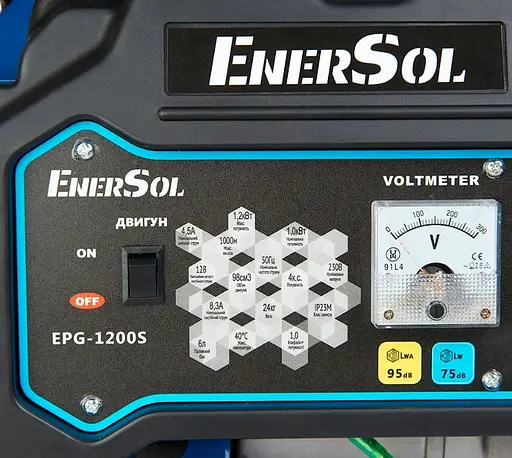 Генератор бензиновий EnerSol 1/1.2 кВт EPG-1200S - фото 8