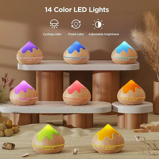 Диффузор эфирных масел Huinnethrey 500 мл с подарочным набором из 8 лучших масел - фото 7