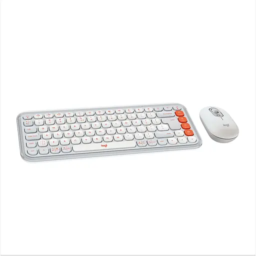 Комплект (клавіатура, миша) бездротовий Logitech Pop Icon Combo Off White (920-013141) - фото 2