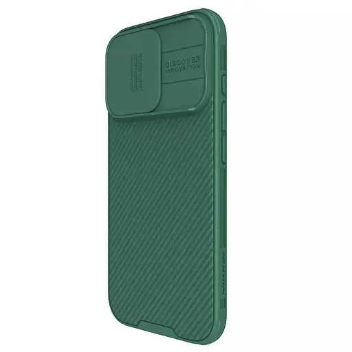 Карбоновая накладка Nillkin CamShield Pro Magnetic для Apple iPhone 16 Pro 6.3 Темно-зеленый - фото 2