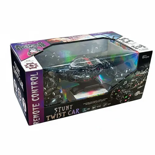 Радиоуправляемая трюковая машина H 22-01, аккумулятор 3.7V, пульт 2.4GHz, браслет для управления, подсветка, Черный - фото 2