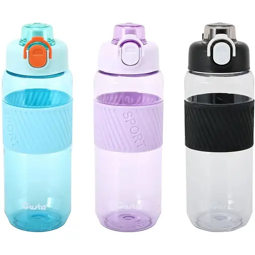 Бутылка для воды Gusto GT-699006-900 Way 900 мл черная (144367) - фото 2